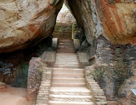 Entrada palacio inferior Sigiriya