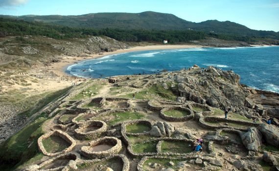 Castro de Baroña, España - Azotado por el océano Atlántico