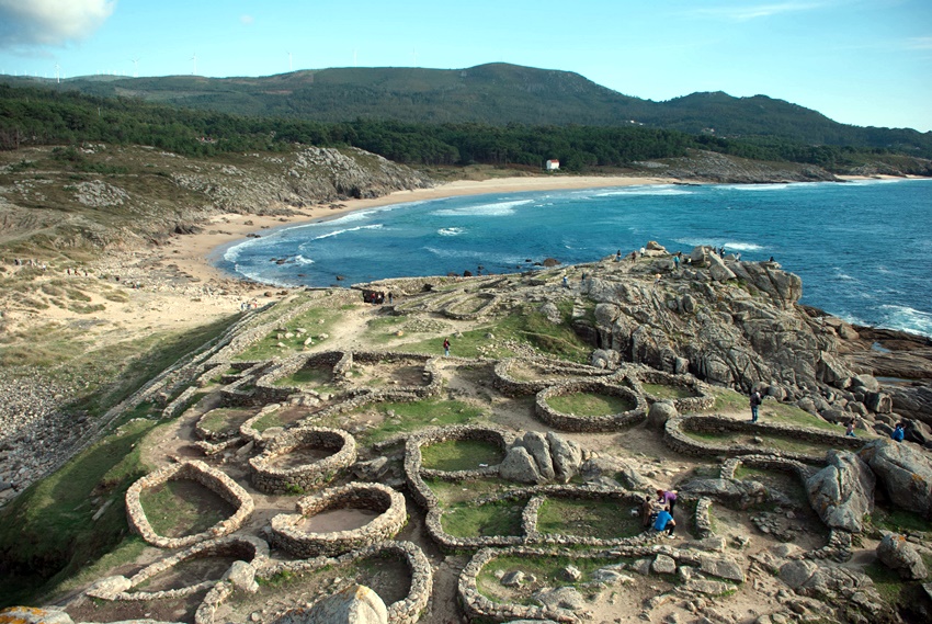 Castro de Baroña, España - Azotado por el océano Atlántico