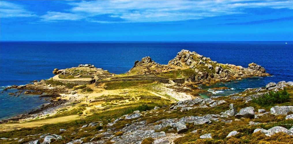 Castro de Baroña, España - Azotado por el océano Atlántico