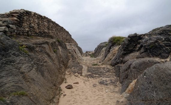 Castro de Baroña, España - Azotado por el océano Atlántico