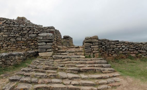 Castro de Baroña, España - Azotado por el océano Atlántico