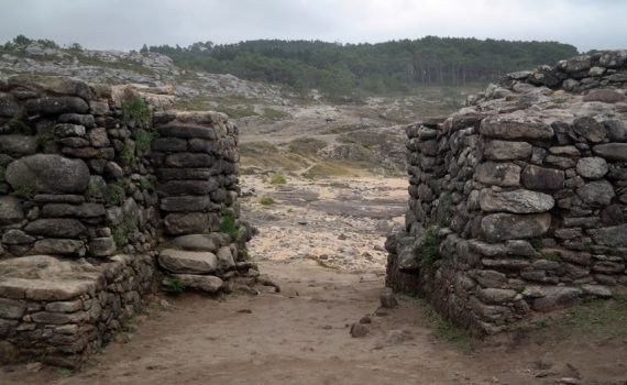 Castro de Baroña, España - Azotado por el océano Atlántico